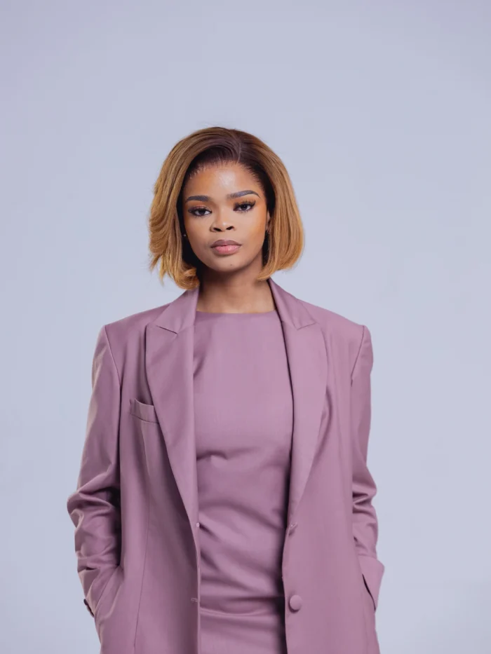 Mauve Majesty Coat & Dress Set